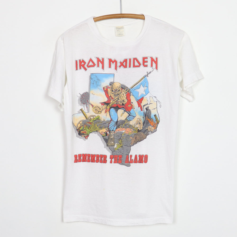 1983 Iron Maiden Brain Damage in Tejas Tour Shirt