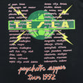 1992 Tesla Psychotic Supper Tour Shirt