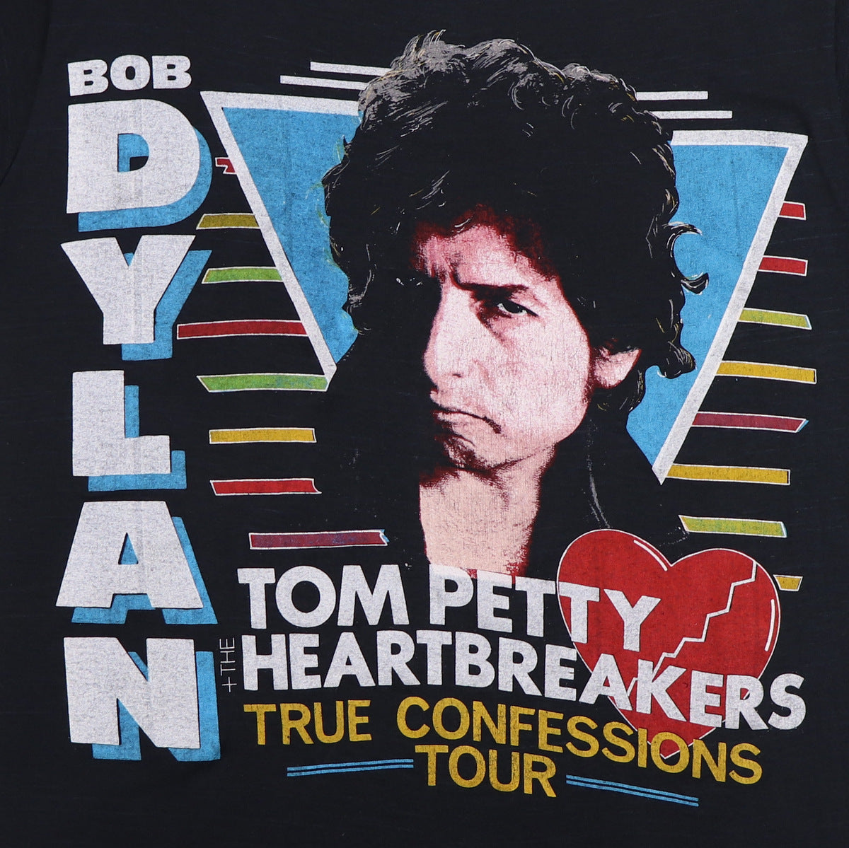 1986 Bob Dylan Tom Petty True Confessions Tour Shirt – WyCo Vintage