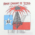 1983 Iron Maiden Brain Damage in Tejas Tour Shirt