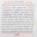 1987 Fleetwood Mac Tour Shirt