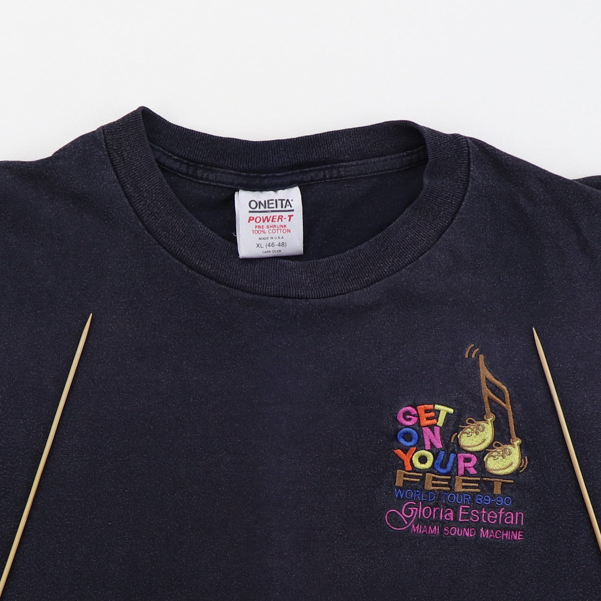 1989 Gloria Estefan Get On Your Feet World Tour Shirt