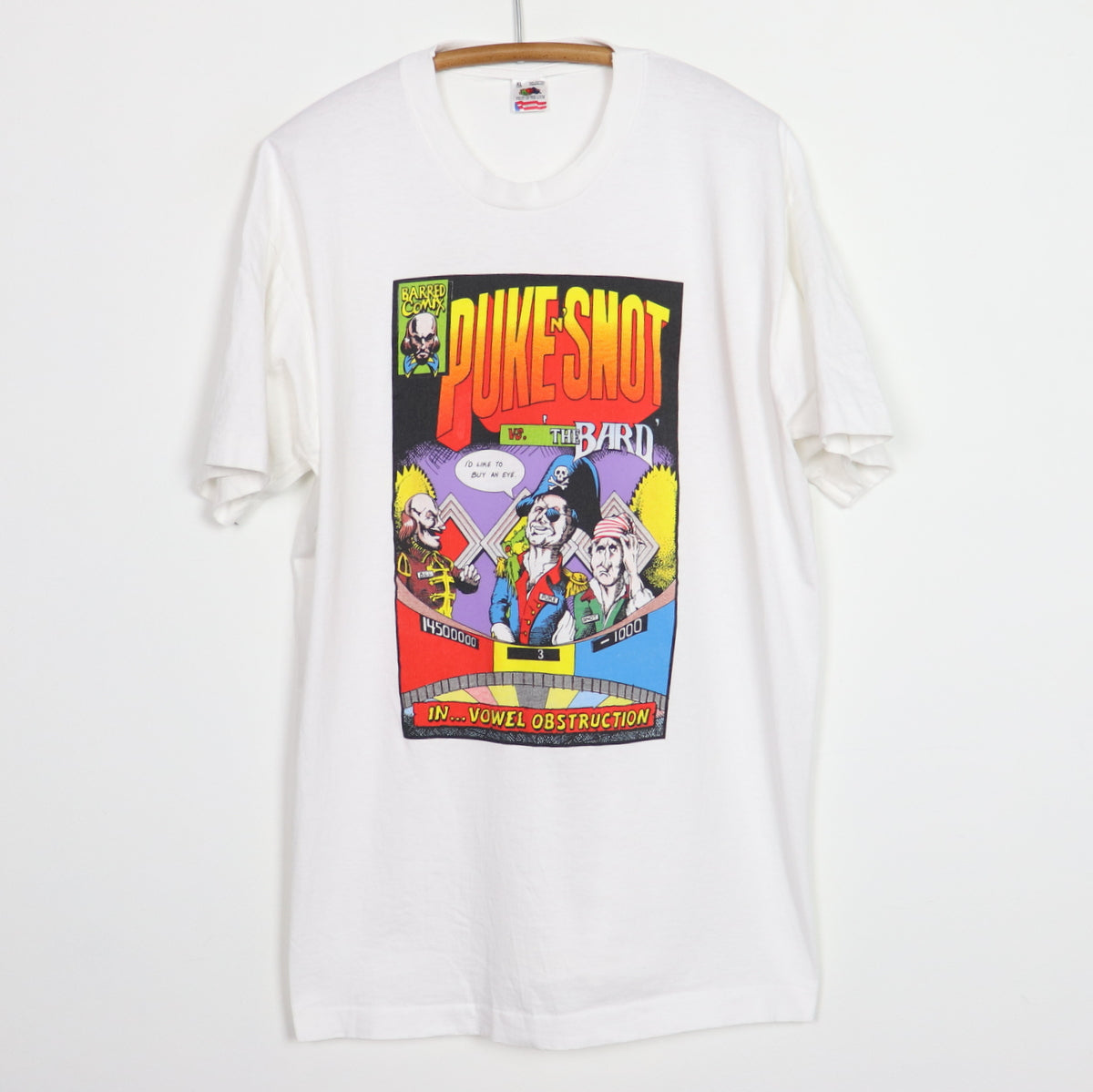 1990s Puke N' Snot Vs. The Bard Comic Shirt