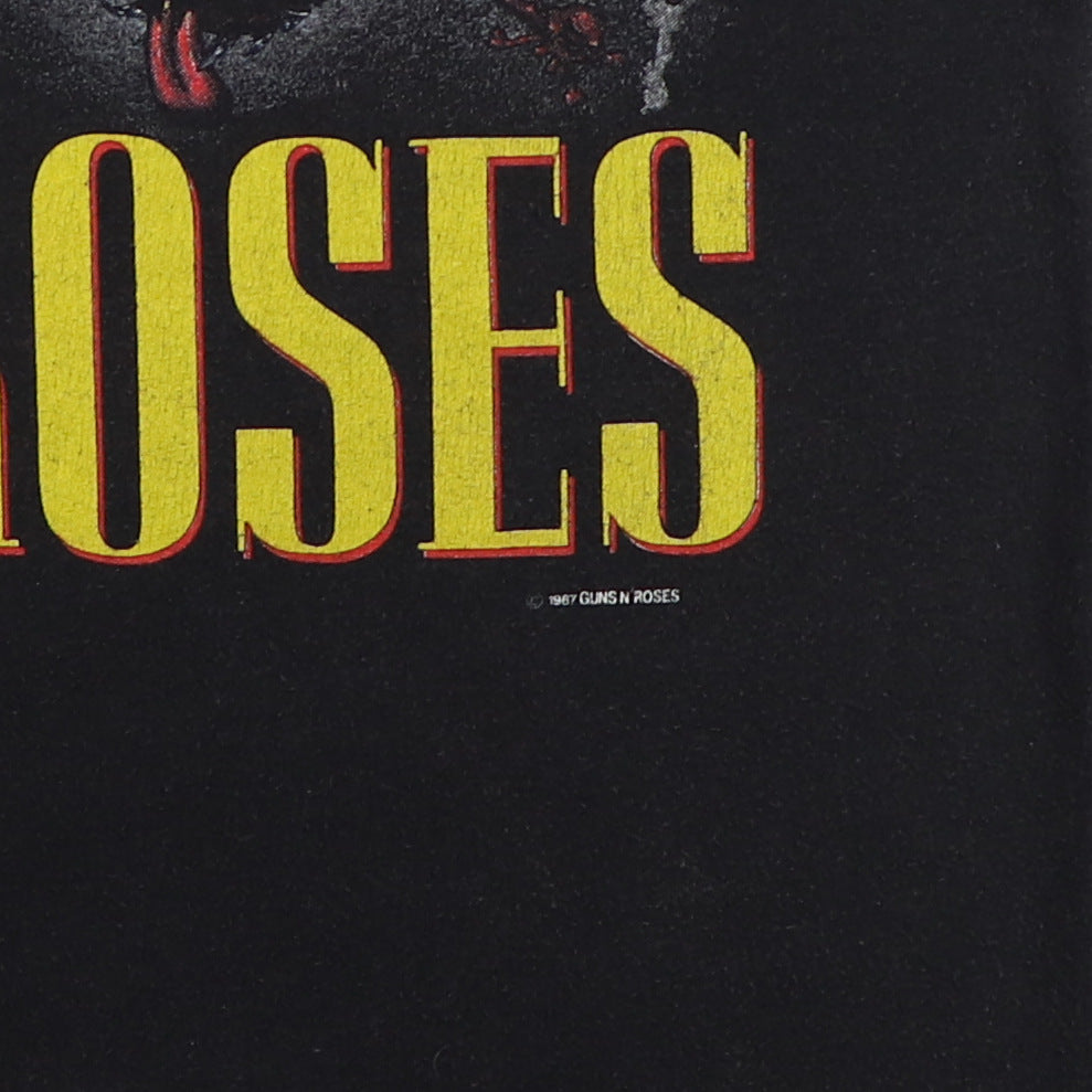 1987 Guns N Roses Appetite For Destruction Tour Shirt