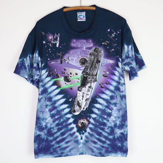 1997 Star Wars Millennium Falcon Tie Dye Shirt