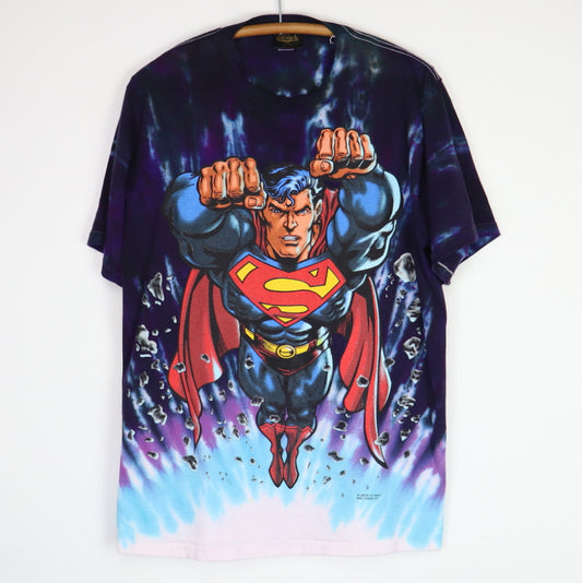 1997 Superman DC Comics Tie Dye Shirt