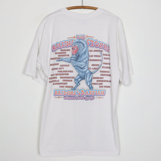 1997 Rolling Stones Bridges To Babylon Tour Shirt