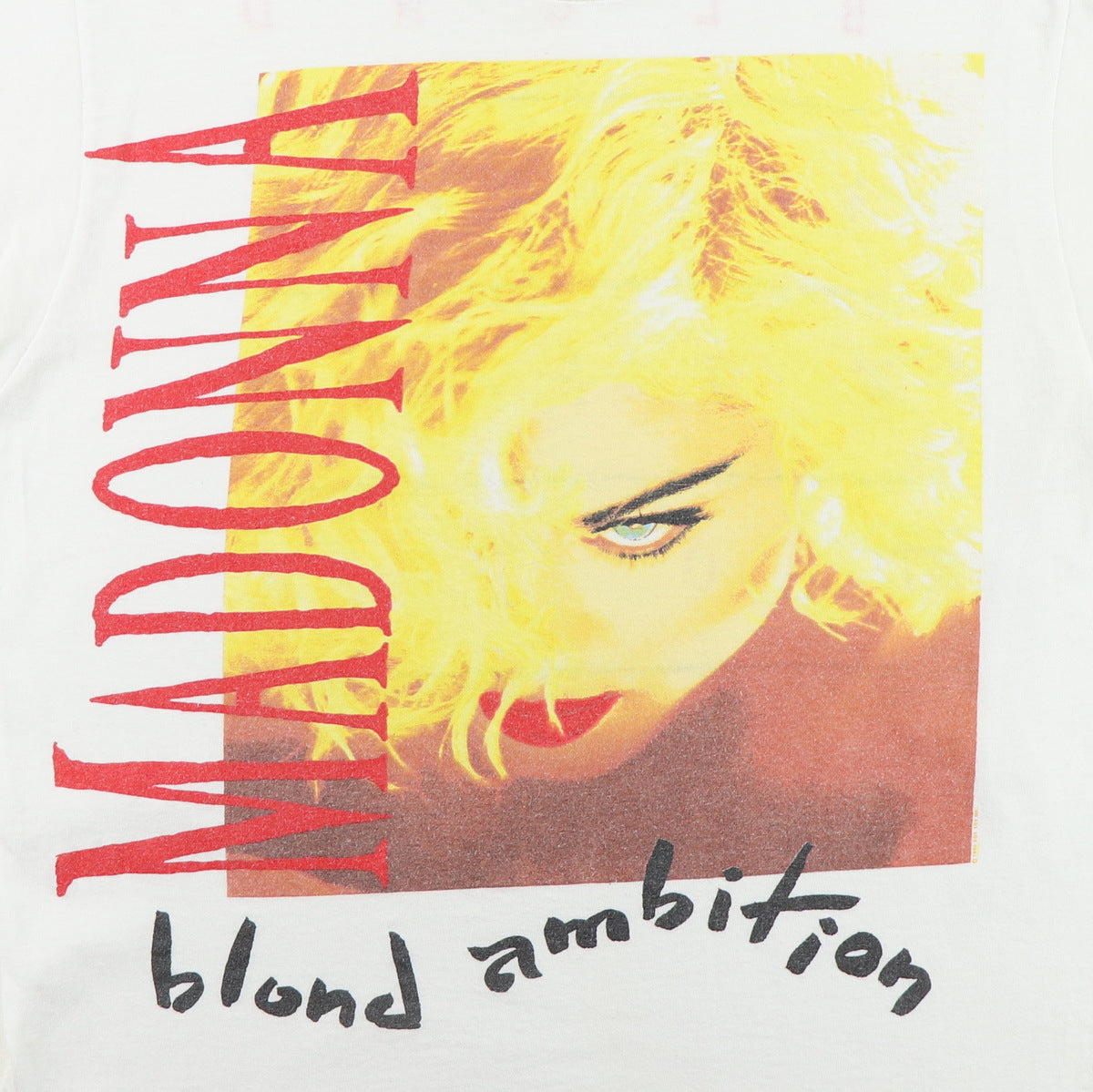 1990 Madonna Blond Ambition World Tour Shirt