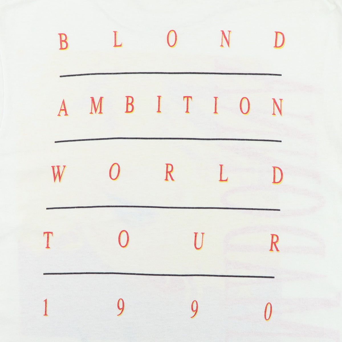 1990 Madonna Blond Ambition World Tour Shirt