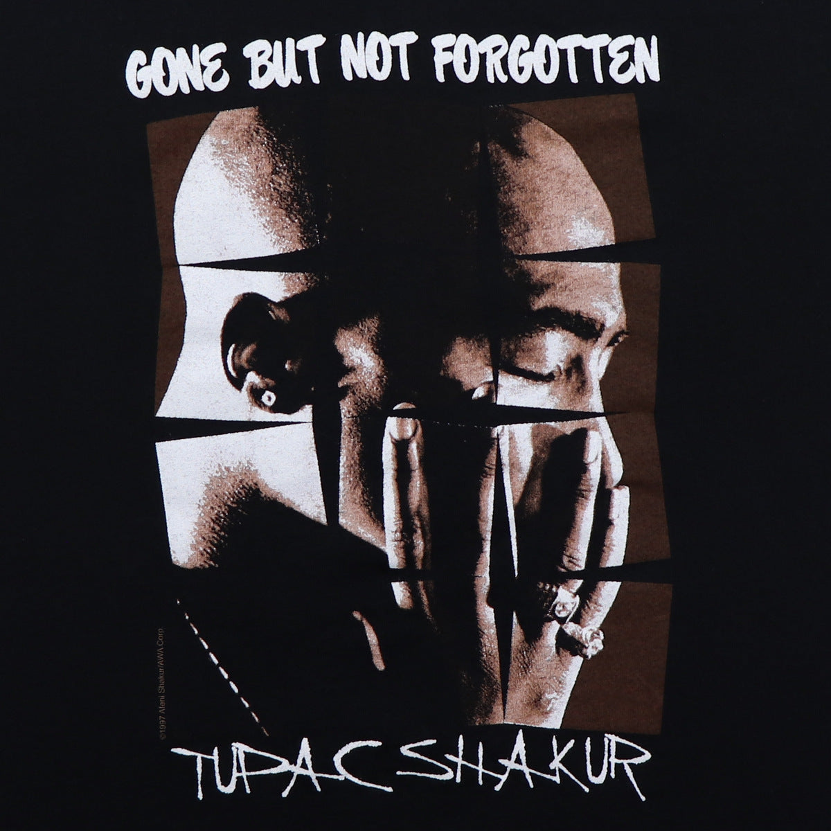 1997 Tupac Shakur Gone But Not Forgotten Shirt