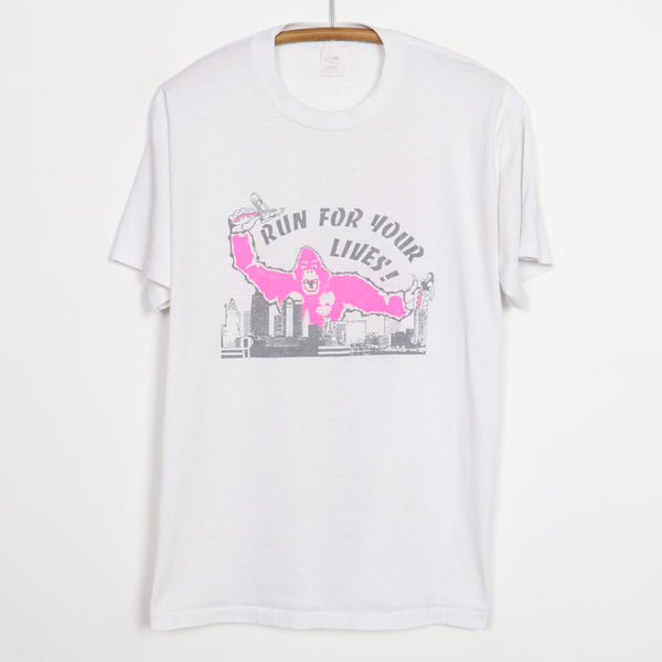 1991 Run For Your Lives King Kong Shirt