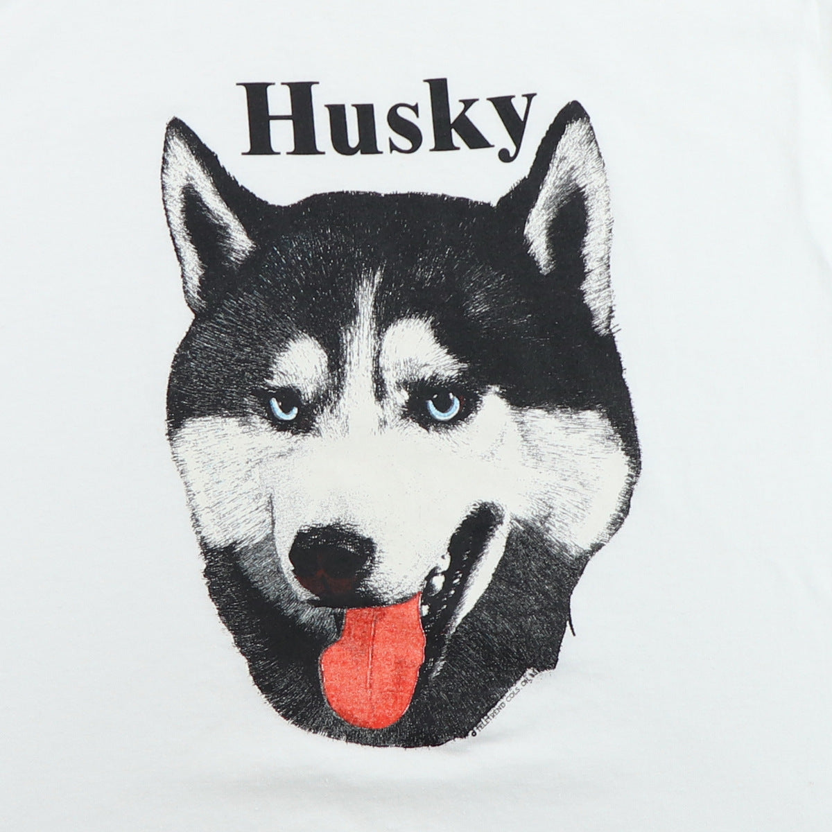 Vintage 1980s Husky outlet Dog Shirt