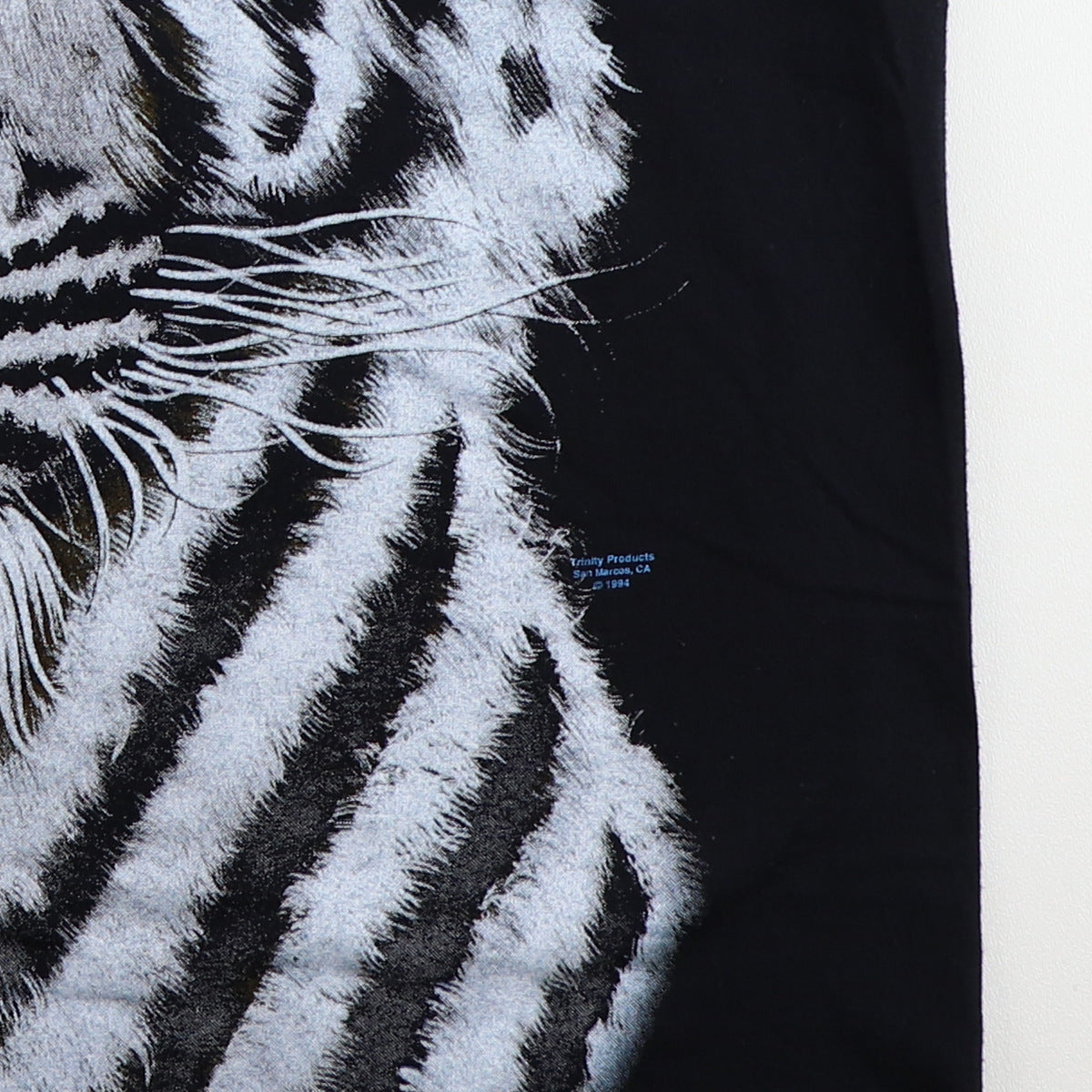 Black and White Tiger Print T Shirt | Tiger-Universe
