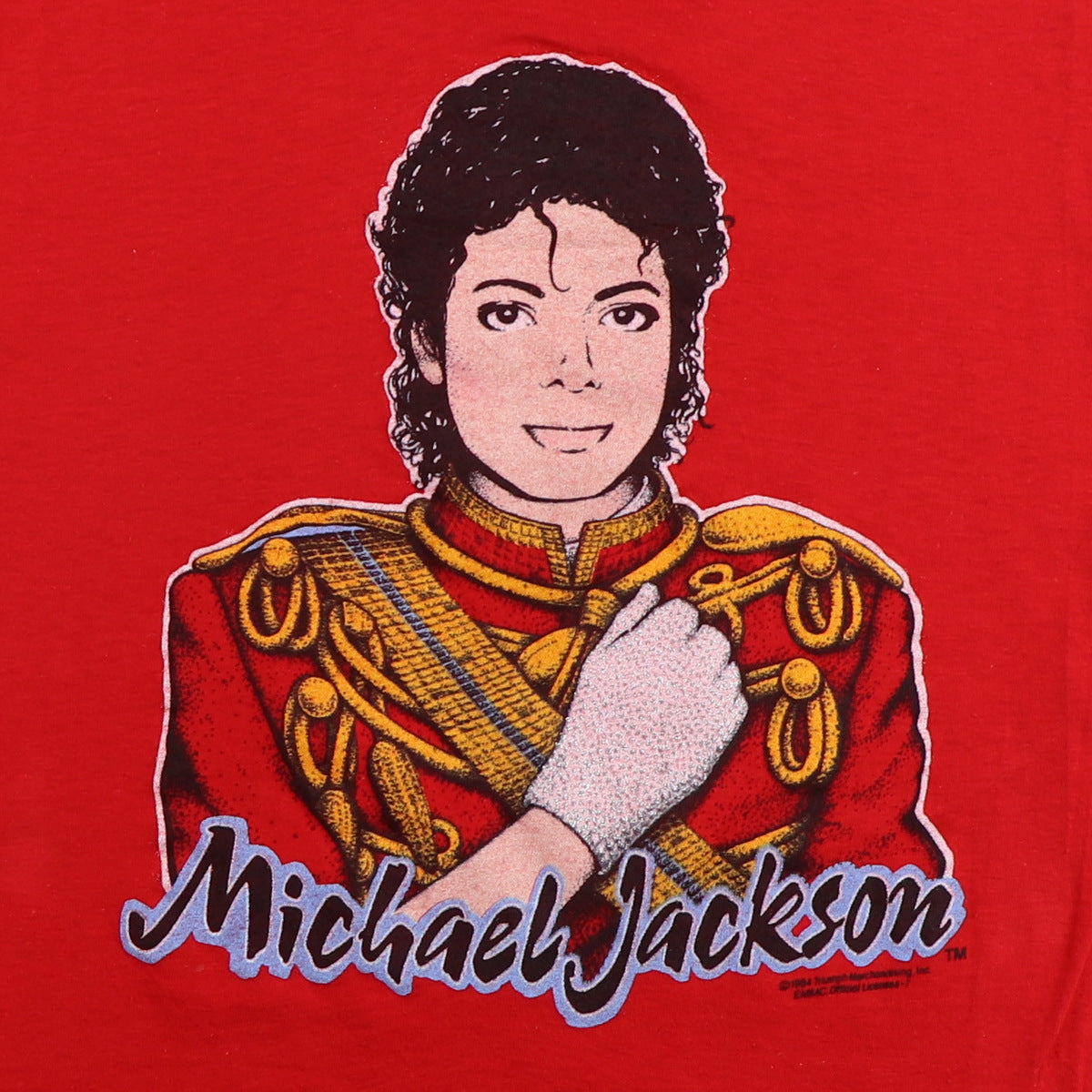 1984 Michael Jackson Sparkly Glove Shirt