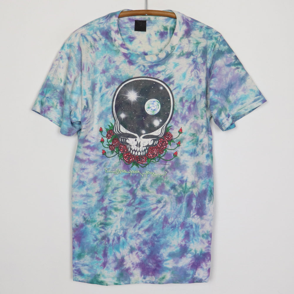 Wyco Vintage 1994 Grateful Dead Skull and Roses Tie Dye Shirt