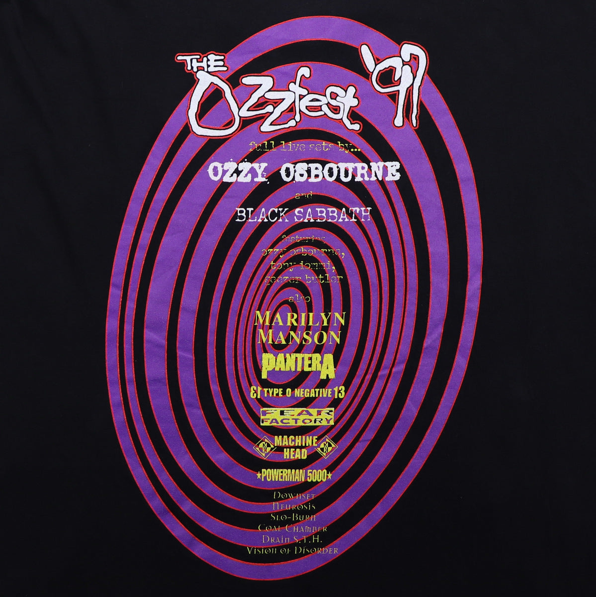 1997 Ozzy Osbourne Ozzfest Concert Shirt