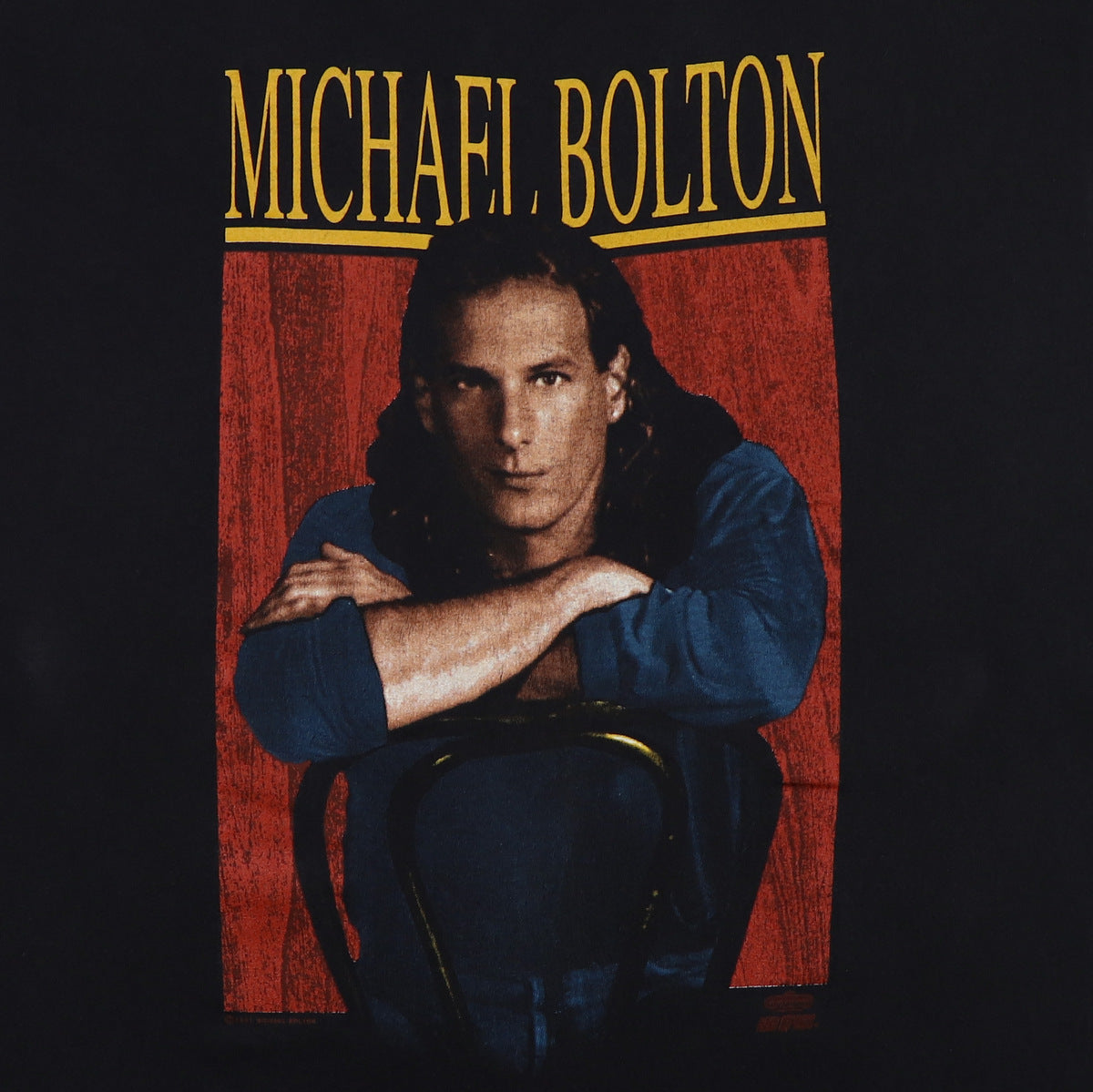 1991 Michael Bolton Time Love & Tenderness World Tour Shirt