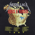 1992 Guns N Roses Metallica Tour Shirt