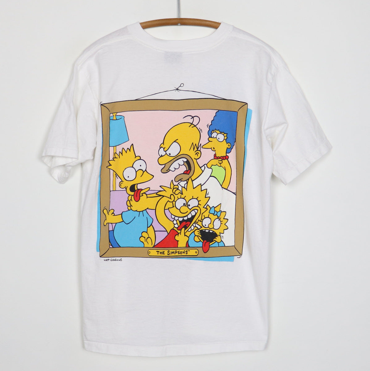 1989 The Simpsons Say Cheese Shirt