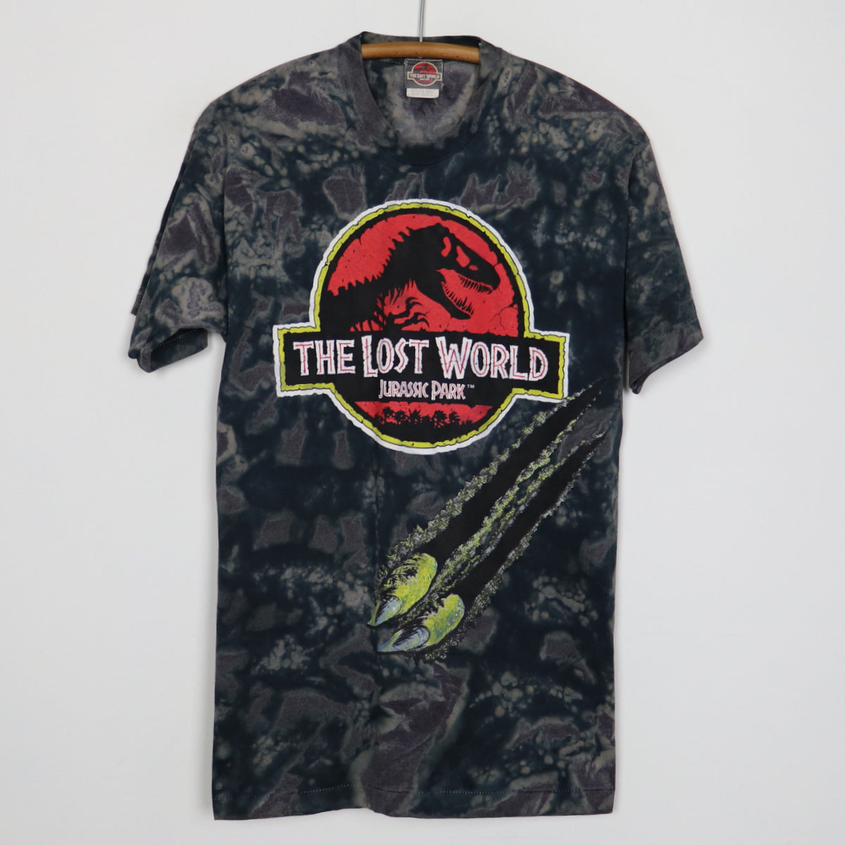 1997 Jurassic Park The Lost World Tie Dye Shirt