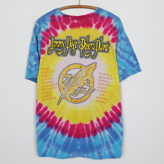 1998 Jimmy Page Robert Plant Zoso Tie Dye Tour Shirt