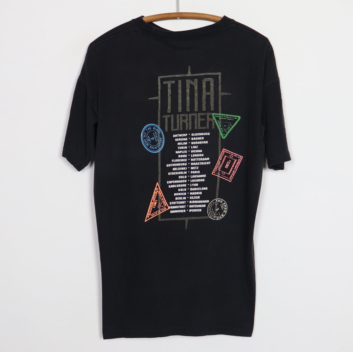 1990 Tina Turner Foreign Affair Tour Shirt