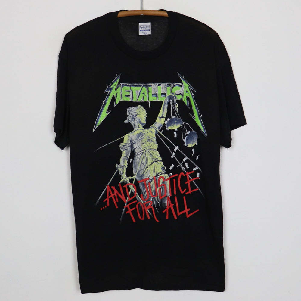 1988 Metallica And Justice For All Tour Shirt