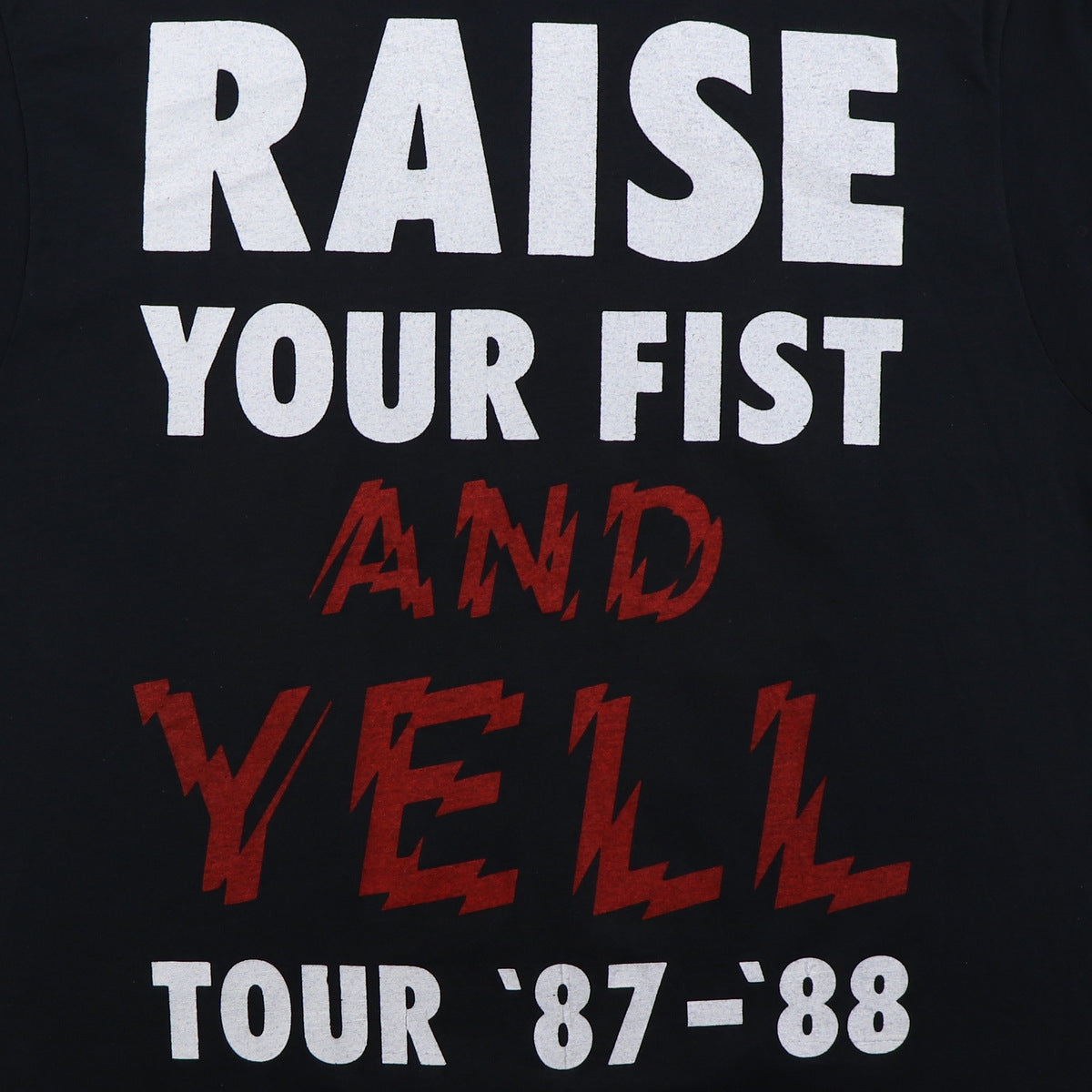 1987 Alice Cooper Raise Your Fist And Yell Tour Shirt