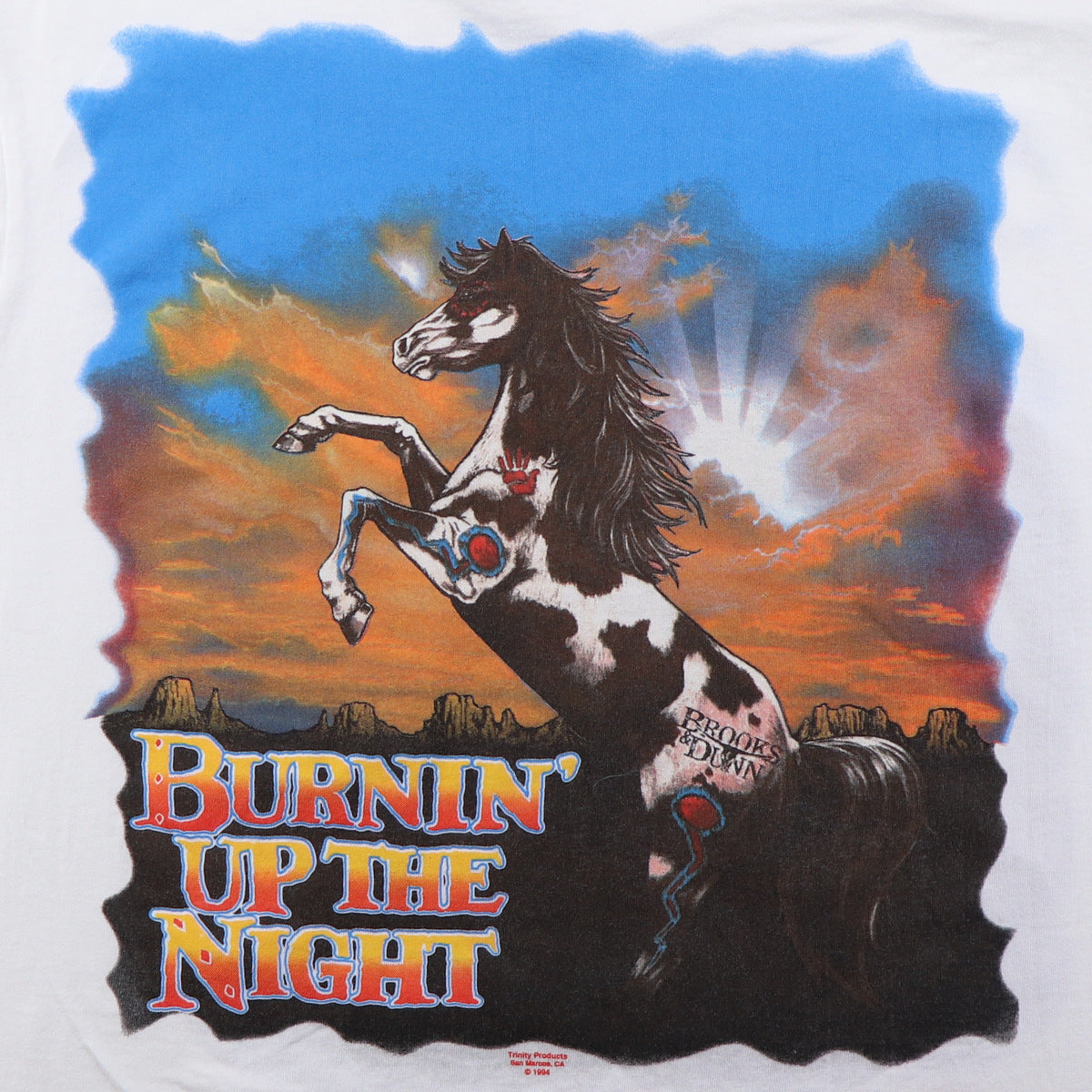 1994 Brooks & Dunn Burnin Up The Night Shirt