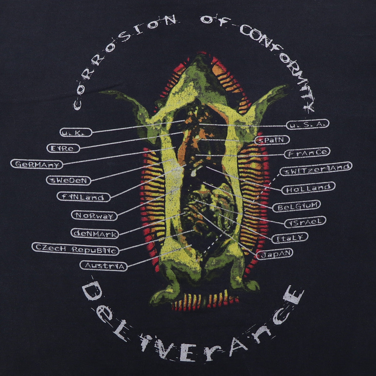 1995 Corrosion Of Conformity Deliverance Tour Long Sleeve Shirt