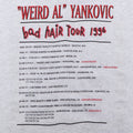 1996 Weird Al Yankovic Bad Hair Tour Shirt