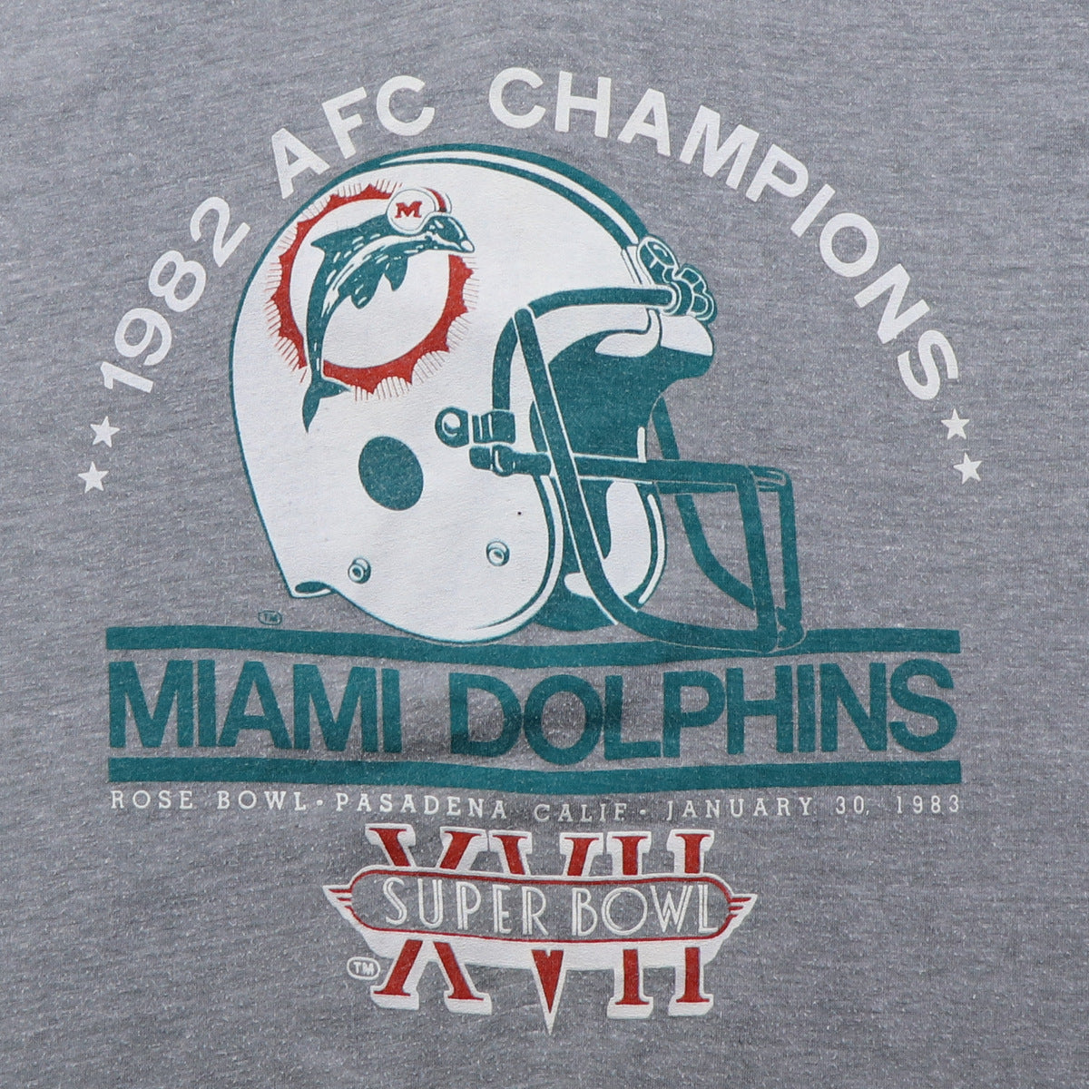 Wyco Vintage 1980s Miami Dolphins NFL Football Shirt