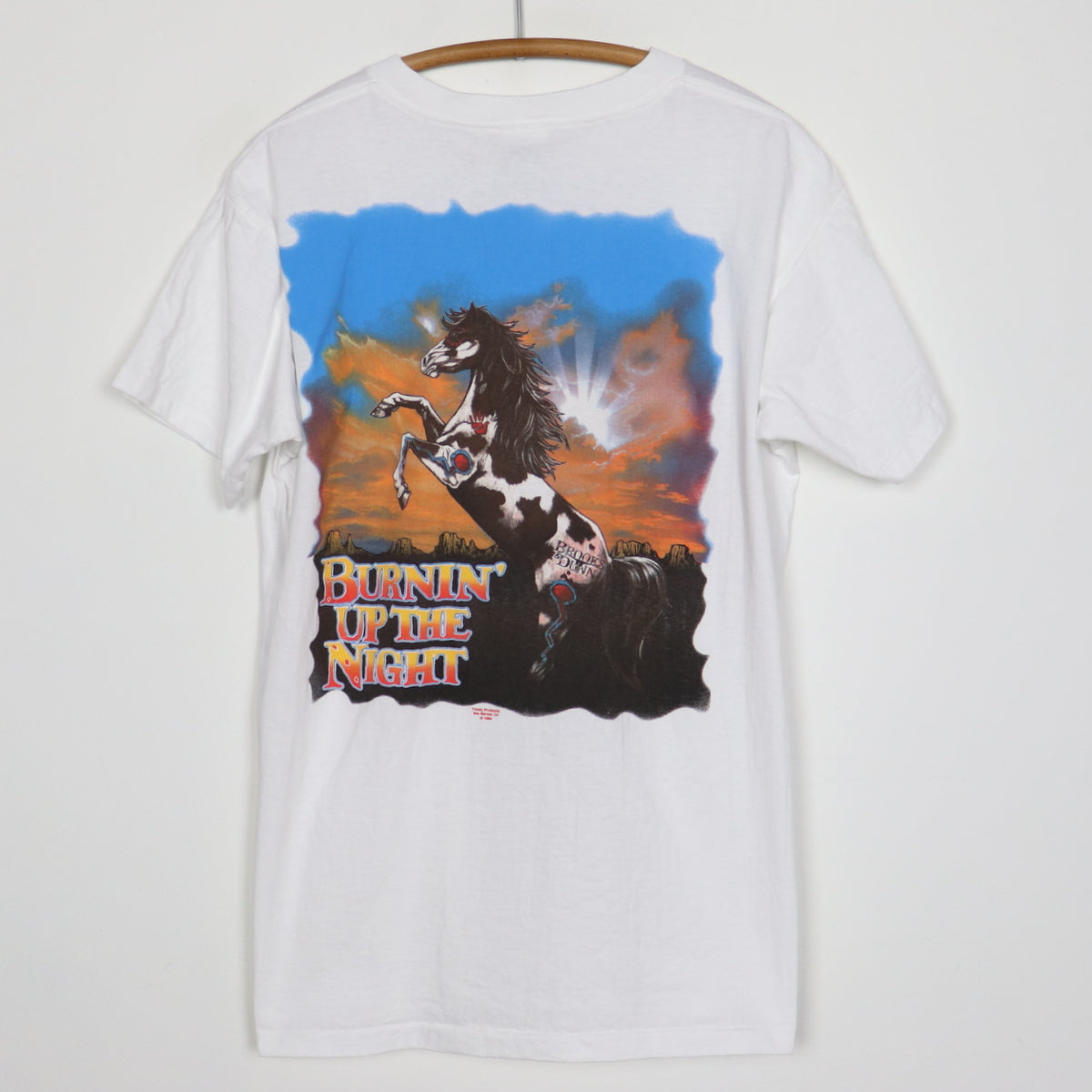 1994 Brooks & Dunn Burnin Up The Night Shirt