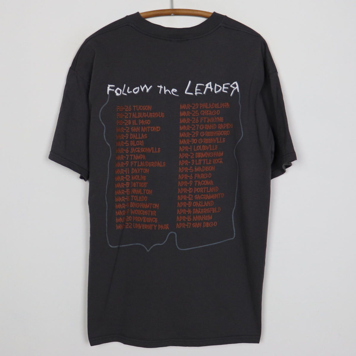 1998 Korn Follow The Leader Tour Shirt