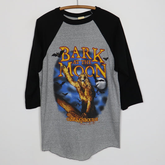 1983 Ozzy Osbourne Bark At The Moon Tour Jersey Shirt