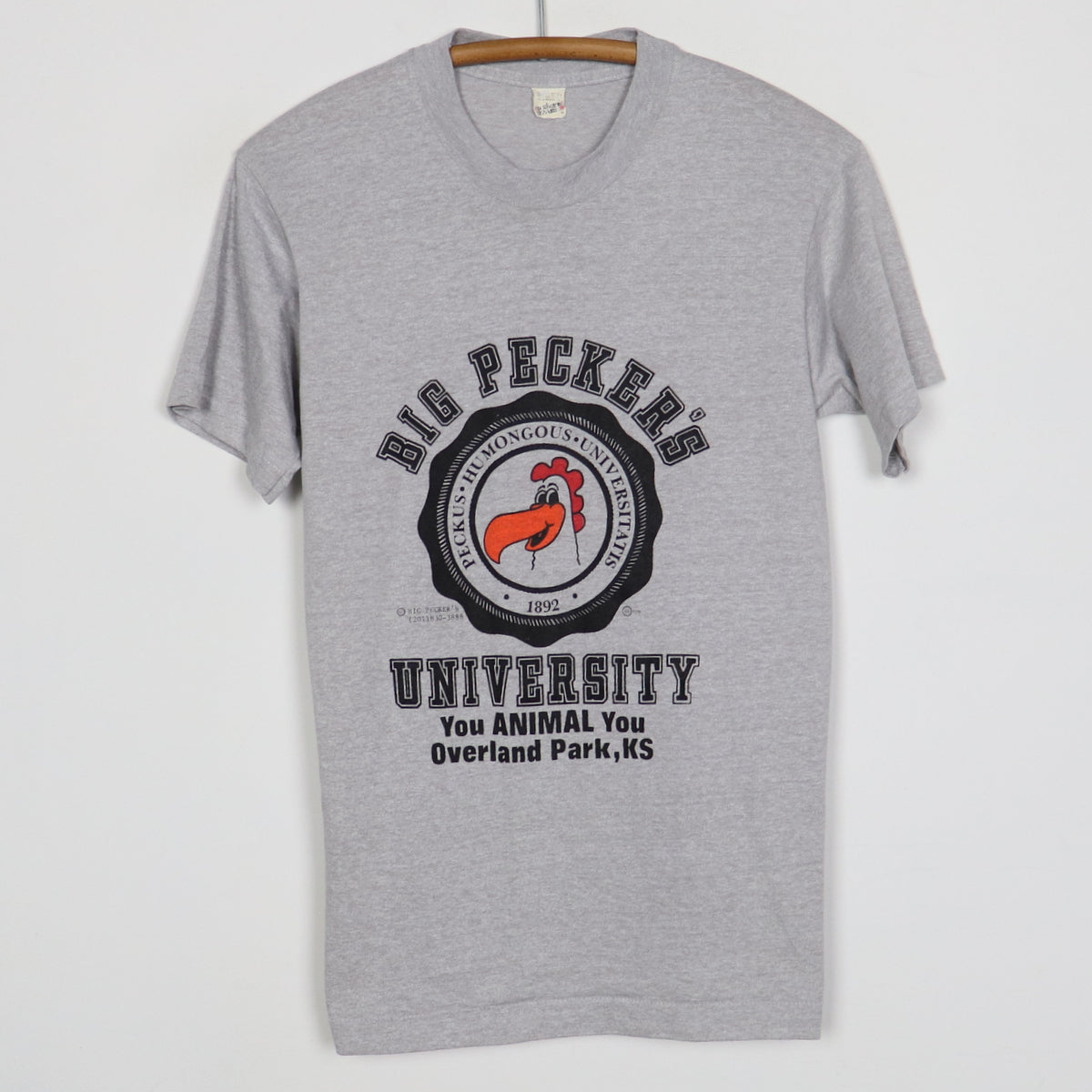 1980s You Animal You Big Pecker's University Shirt