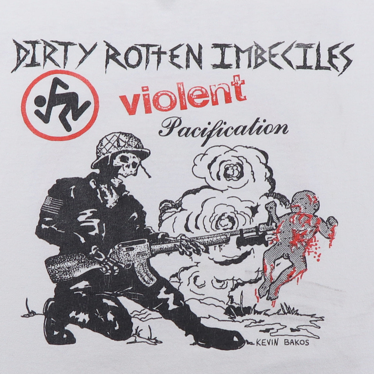 1990s DRI Dirty Rotten Imbeciles Violent Pacification Shirt