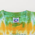 1993 Grateful Dead Rainforest Dead Liquid Blue Summer Tour Tie Dye Shirt