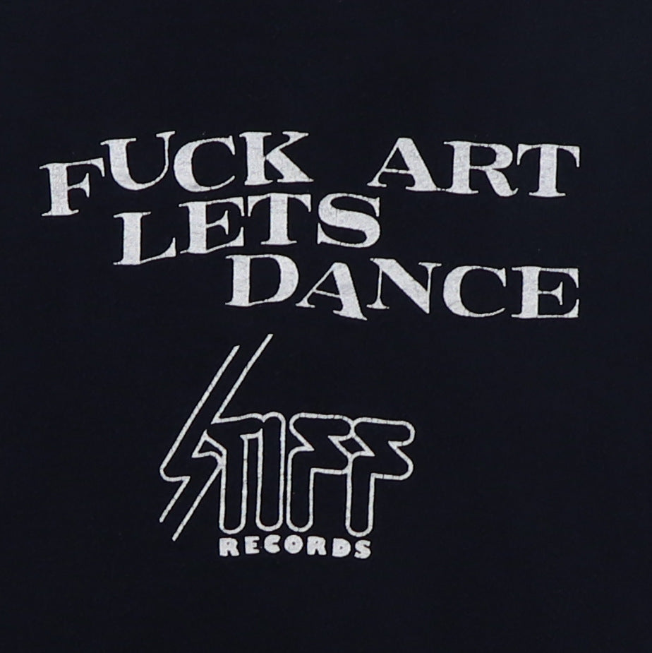 1980s Stiff Records Fuck Art Let's Dance Shirt