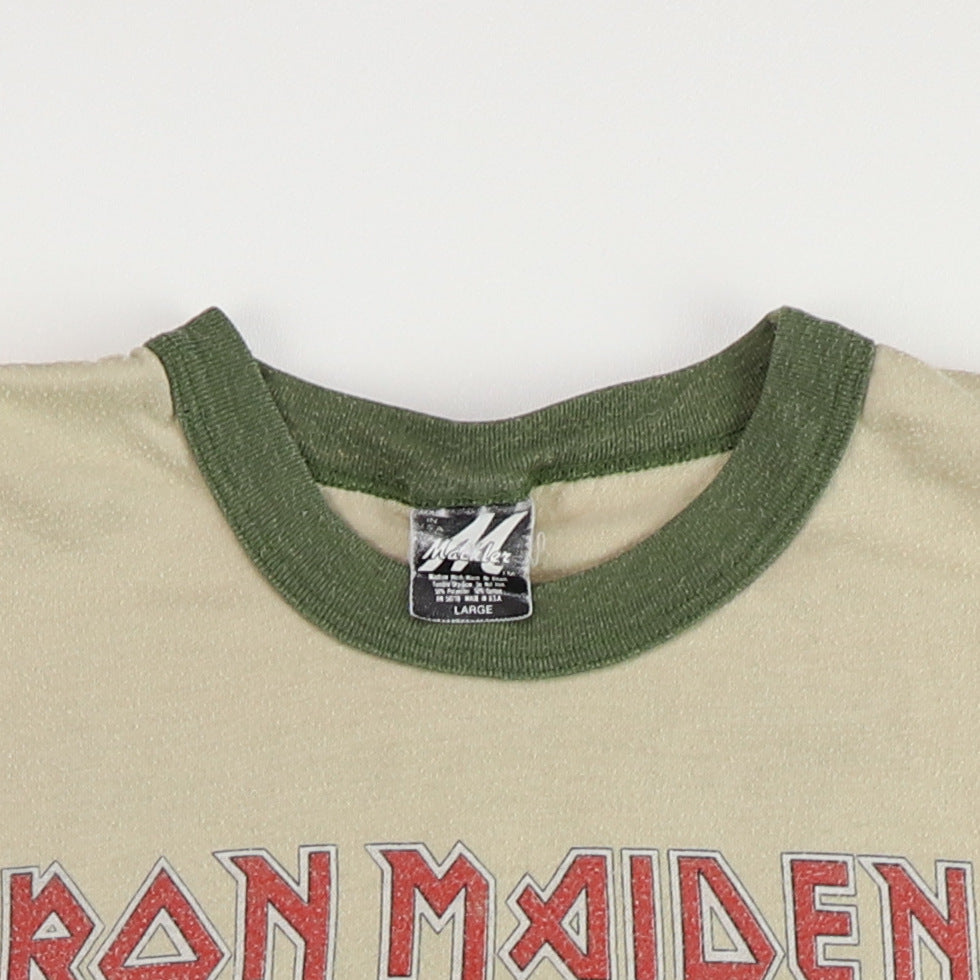 1984 Iron Maiden Aces High Shoot The Focke Camo Sleeve Shirt