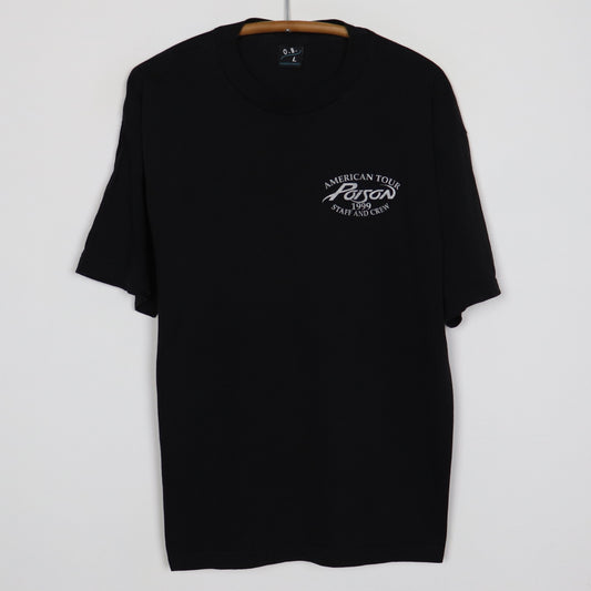 1999 Poison Staff Crew Tour Shirt