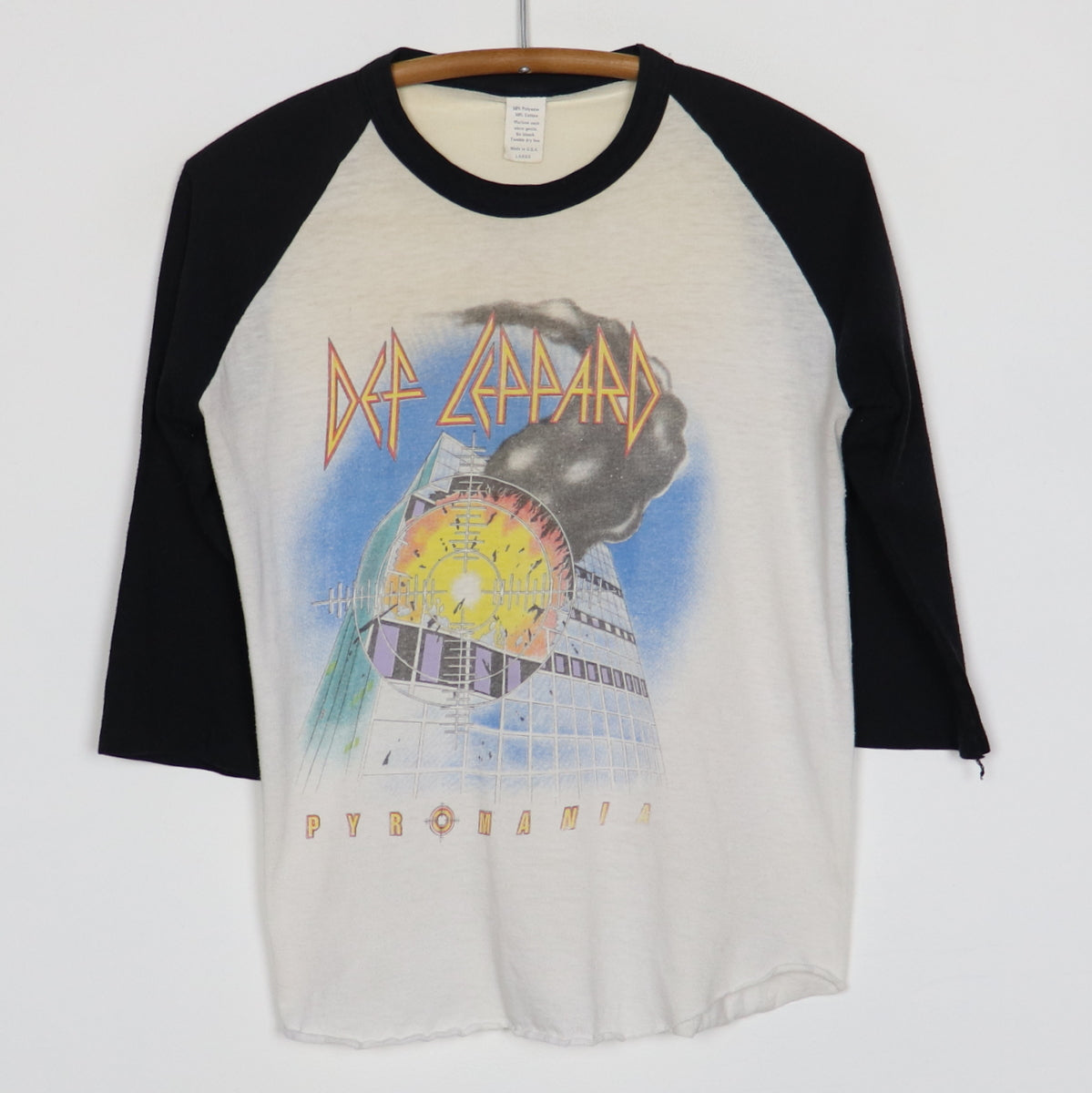 1983 Def Leppard Pyromania Tour Jersey Shirt – WyCo Vintage