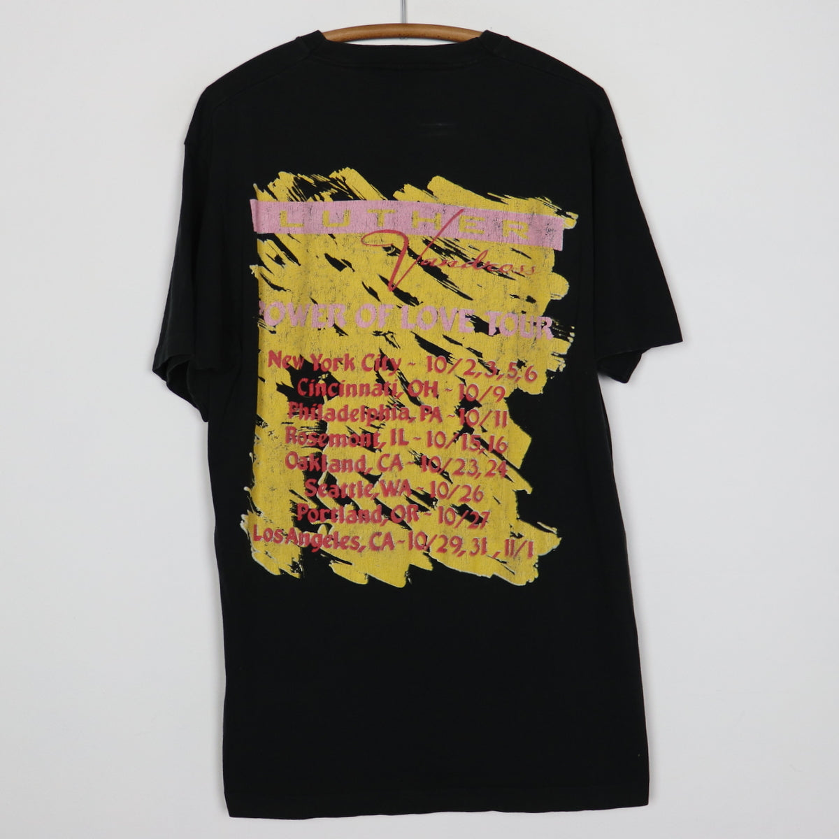 鬼レア luther vandross 1991Tour Tee Rap R&B - worldquality.com.br