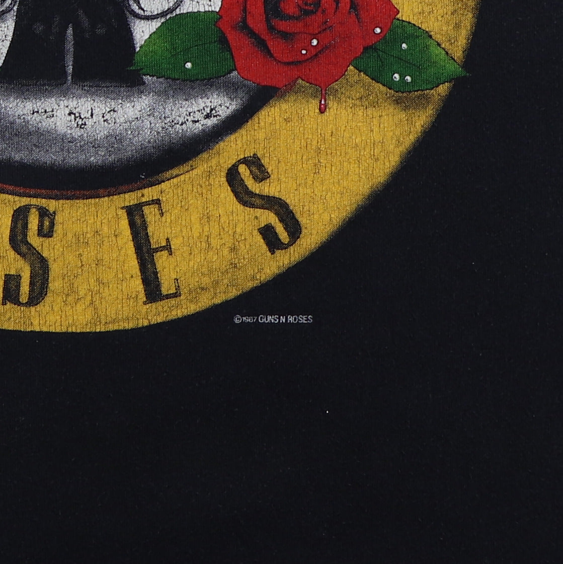 1988 Guns N Roses Appetite For Destruction Australian Tour Shirt