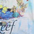 1992 Coral Reef Aquatic Paradise Liquid Blue Tie Dye Shirt