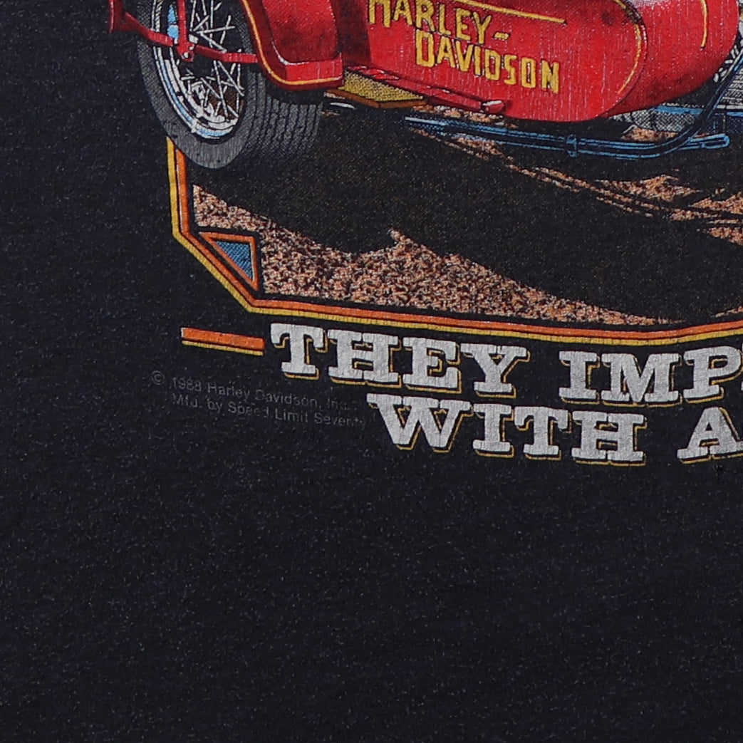 1988 Harley Davidson Old Harleys & Fine Whiskey Shirt