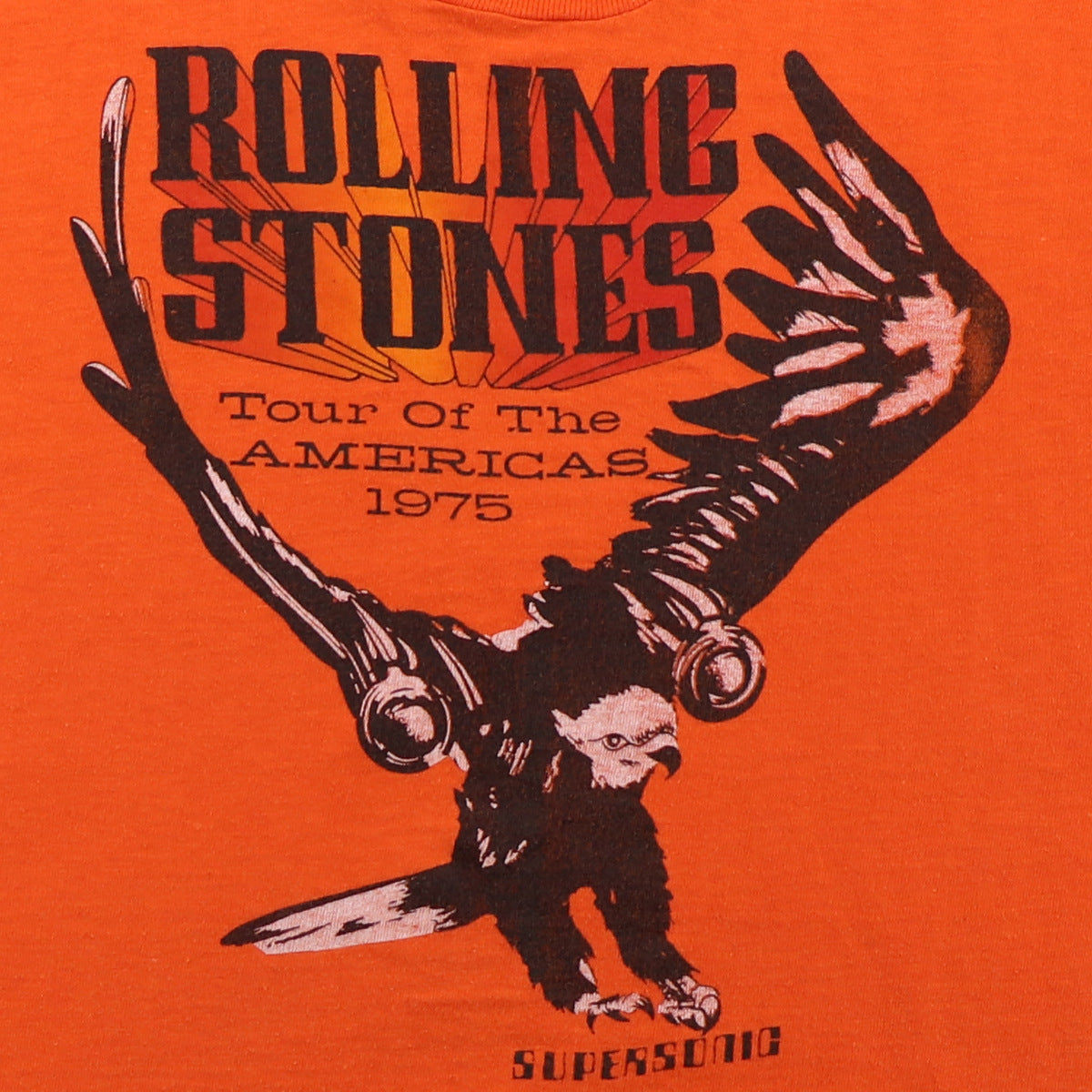 Rolling stones 1975 tour t clearance shirt