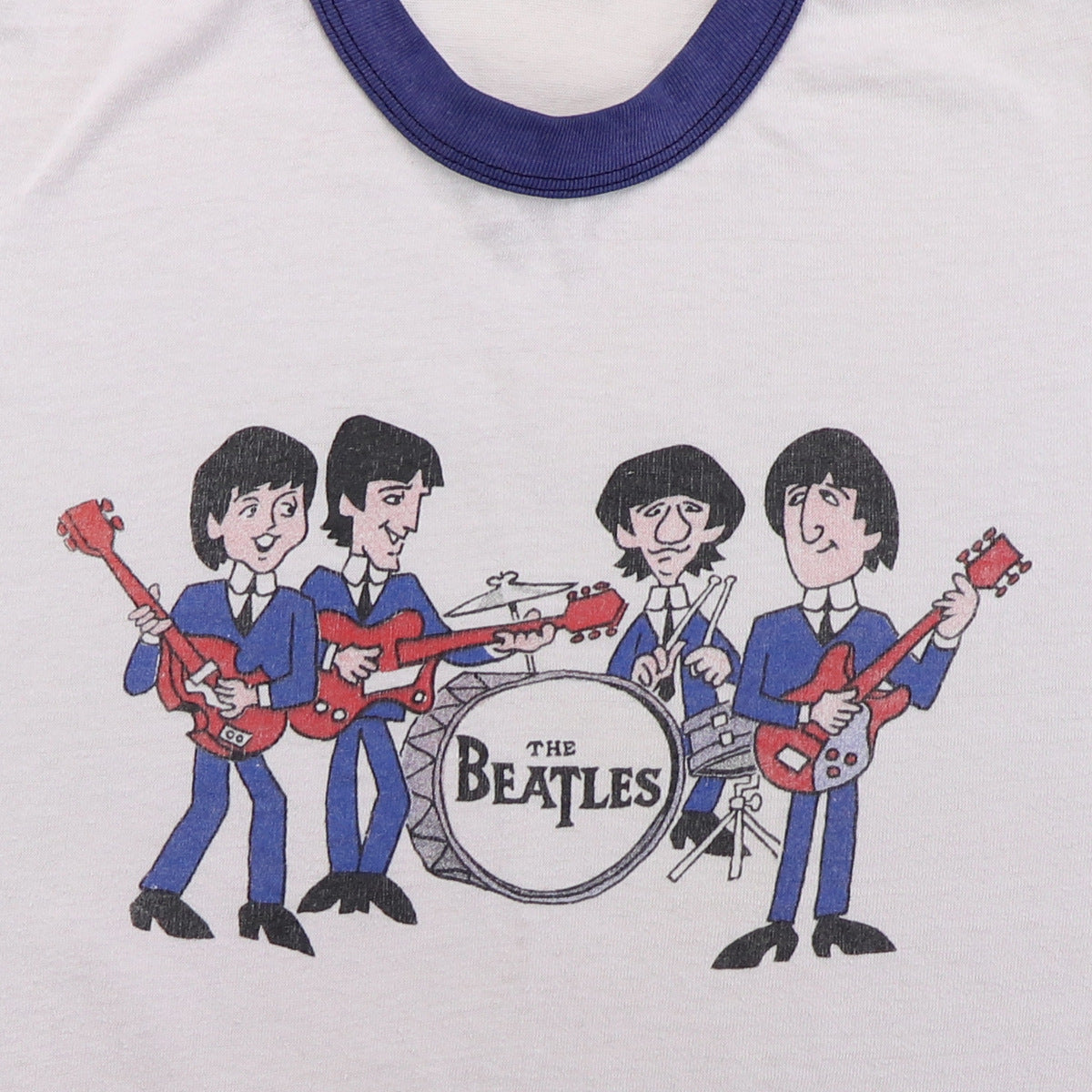 1970s The Beatles Cartoon Shirt – WyCo Vintage