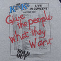 1981 The Kinks Give The People What They Want Tour Jersey Shirt