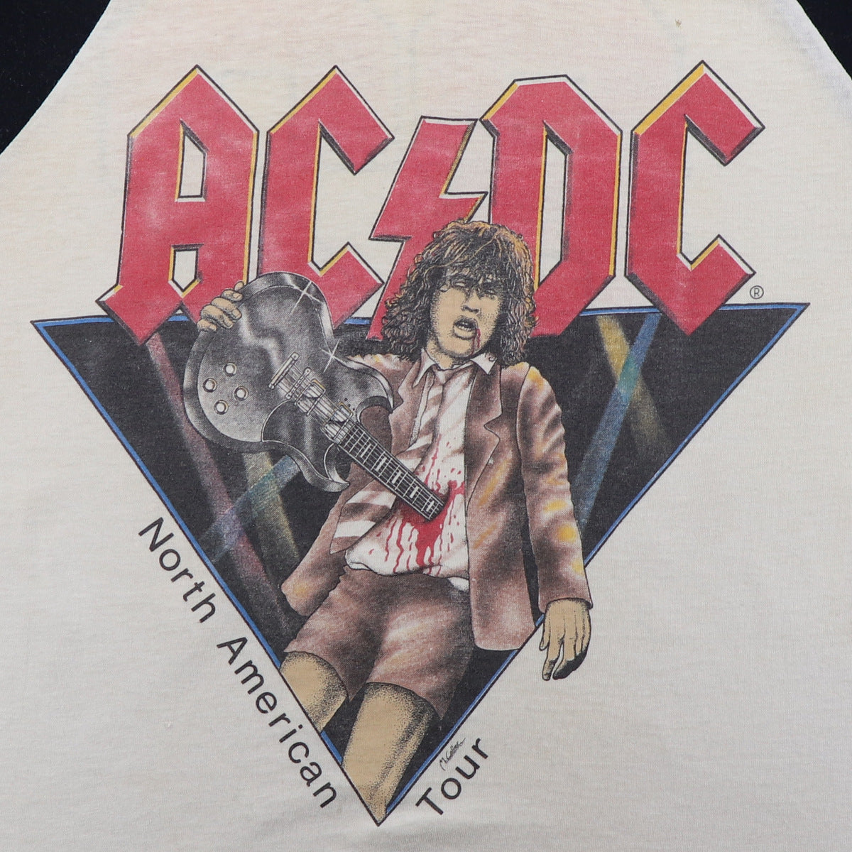 1982 ACDC North American Tour Jersey Shirt